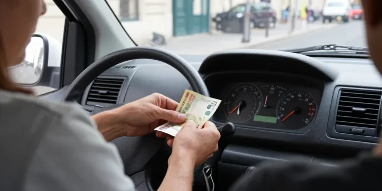 pourboire taxi / VTC